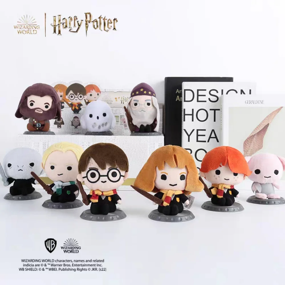 Muñecos de Peluche Originales de Harry Potter, Personajes de Hogwarts, Mercancía Kawaii, Peluches de Hermione, Malfoy, Dumbledore, Regalo para Niñas