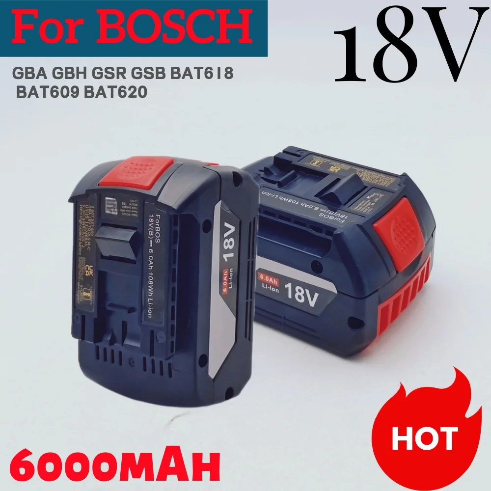 

Сменный аккумулятор 18 В для Bosch 18 В Professional Systeem Draadloze Tools Bat609 Bat618 Gba18v80