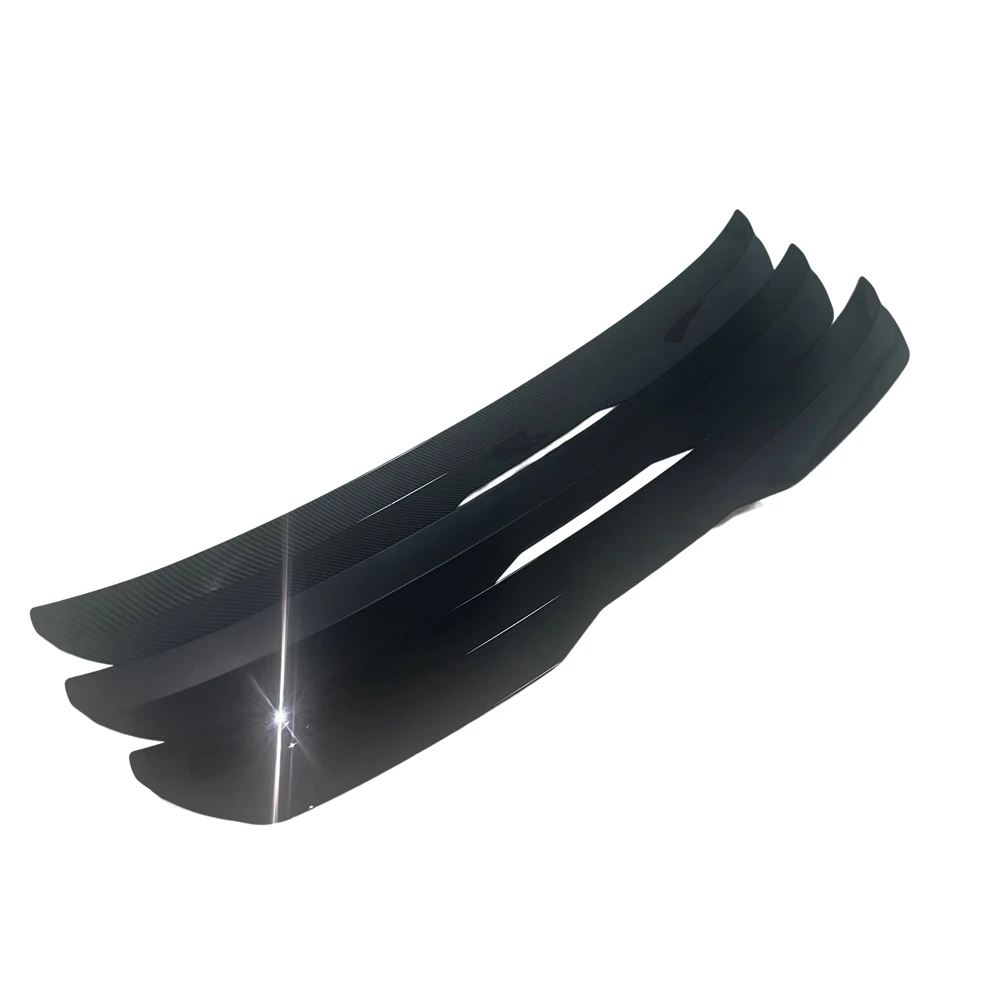 For Ford Focus ST MK3 2012-2018 Hatchback Spoiler ABS Gloss Black Color Car Tail Wing Decoration Rear Trunk Roof Lip Spoiler Kit