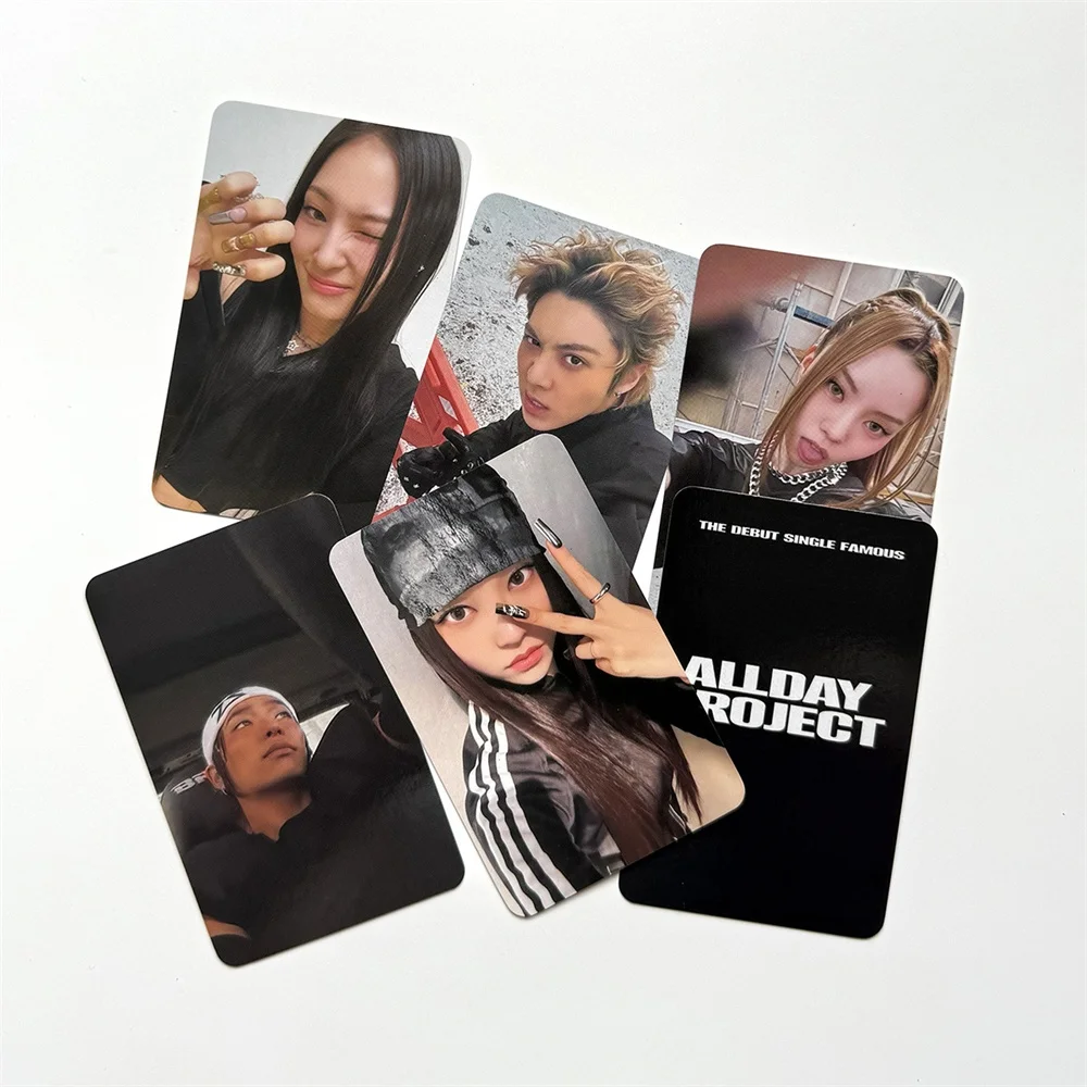 5Pcs/Set KPOP ALLDAY PROJECT DEBUT Album FOUMS JETI HD Photocards ANNIE TARZZAN BAILEY WOOCHAN YOUNGSEO Bright LOMO Cards