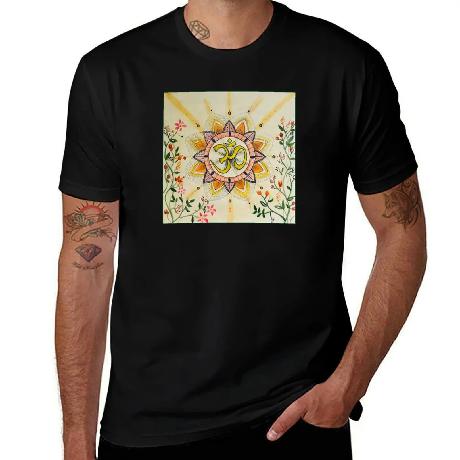 Yoga, the seventh chakra, the crown chakra or Sahasrara T-Shirt Quick Dry Training Short Sleeve Tee T-Shirt