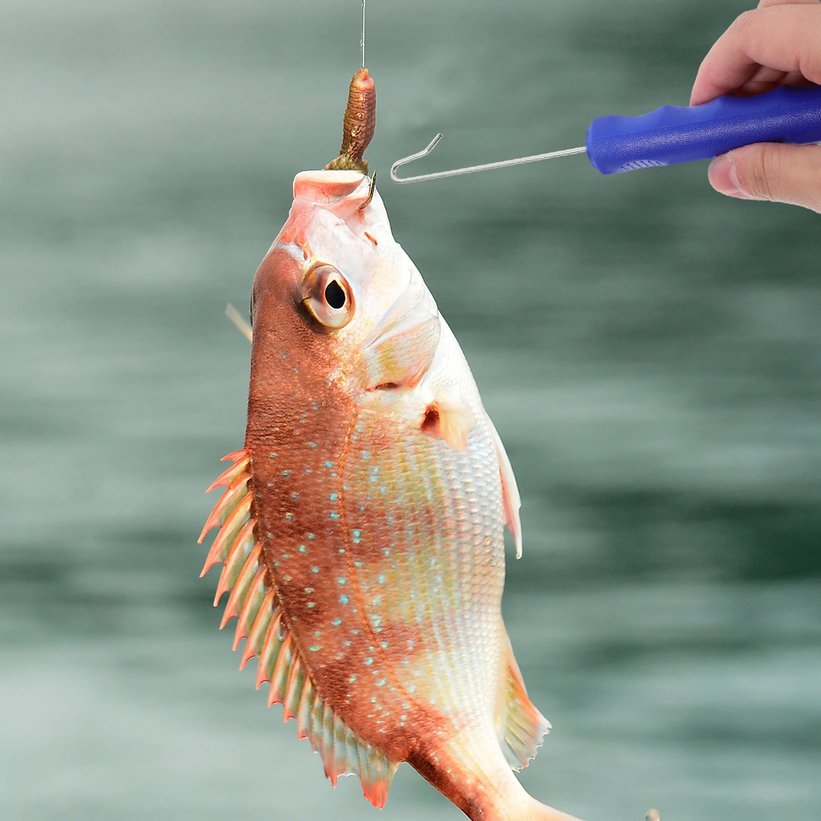 

2Pcs Fishing Hook Remover Stainless Steel Clean Smooth No Burrs Ergonomic Handle Outdoor Fishing Tools