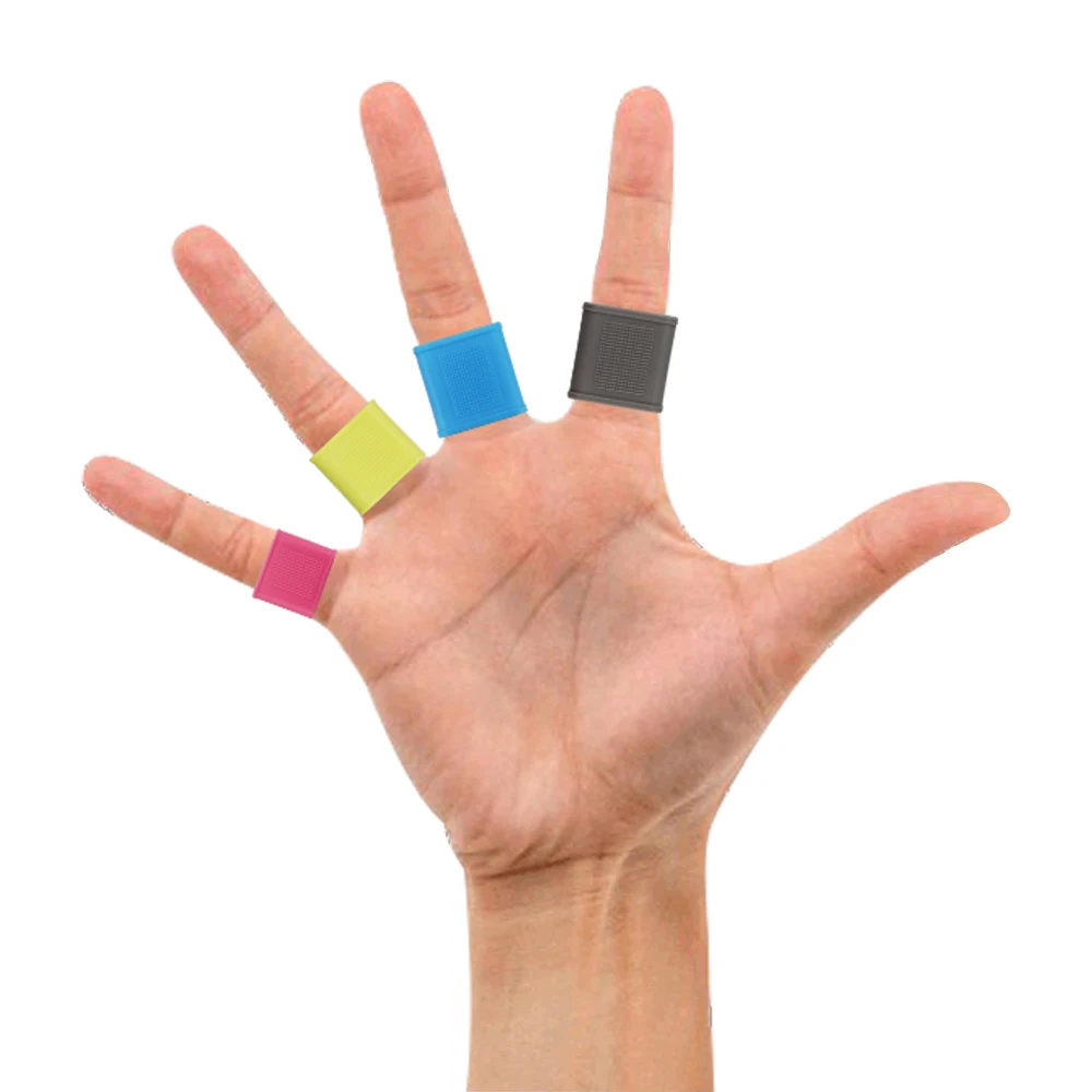 Blau Grau Rosa Silikon Anti-Rutsch Sicherheit Handschutz Golf Finger Schutzhülle Schutz Griff Golf Finger Hülse