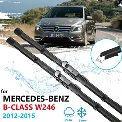 Car Wiper Blades for Mercedes Benz B Class B-Class W246 2012~2015 Front Windscreen Windshield Wipers Car Accessories 2013 2014