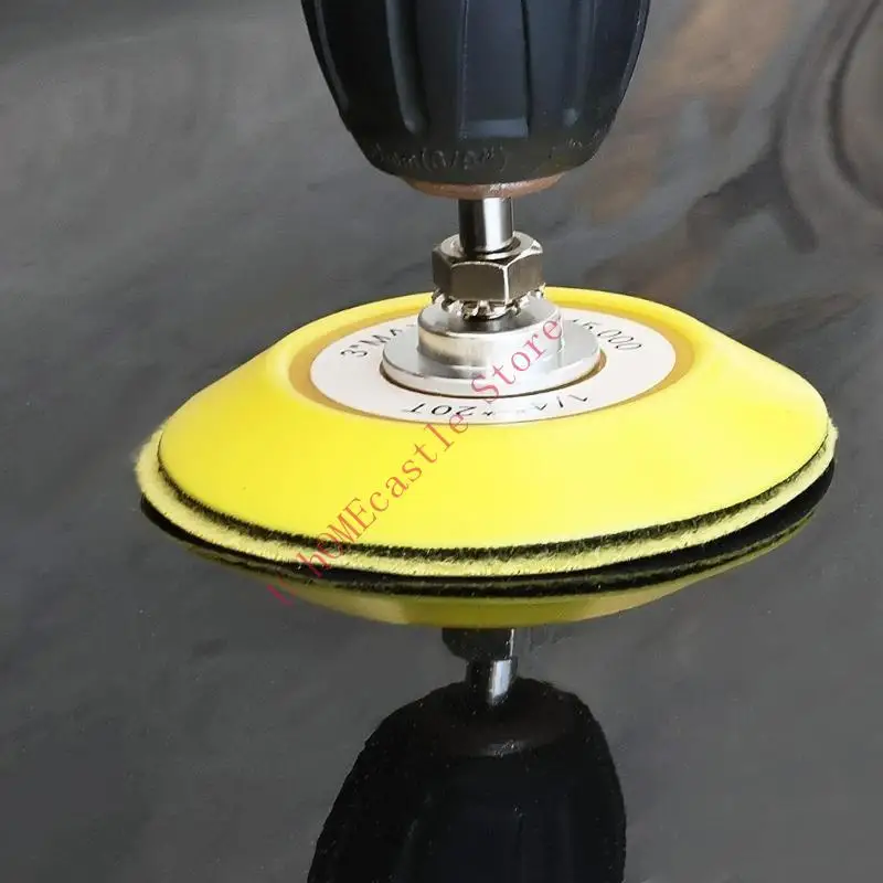63HF Car Headlight RestorationKit, 3Inch Cleaner Restorer with Backing Pads Wool Pads Sanding Discs