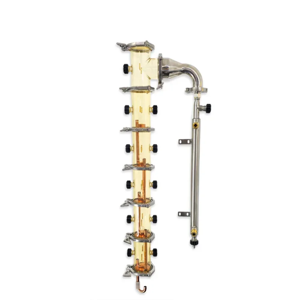 

3/4/5 Copper Bubble Plate Still 3' PolyPhoenix WRB distiller beer brewing accessary bar tool