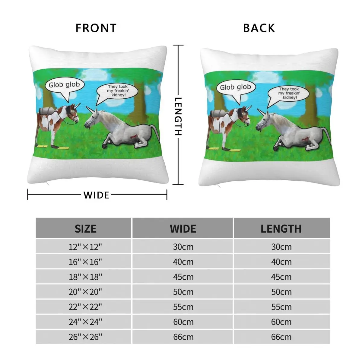 Charlie The Unicorn Pillowcase Polyester Linen Velvet Pattern Zip Decor Throw Pillow Case Sofa Cushion Cover Wholesale 45x45