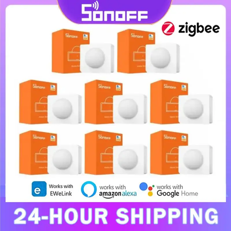 SONOFF SNZB-03 Zigbee Smart ZigBee Motion Sensor Detector Sensor Smart Home Security Work With ZBBridge Via EWeLink Alexa Google