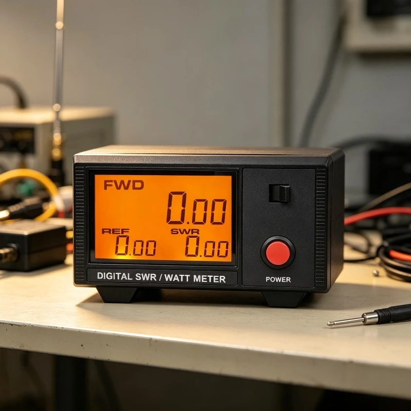 Dg-503 Digital LCD 3.5in SWR Power Meter 1.6-60MHz/125-525MHz Ham Radio Walkie Talkie Tester