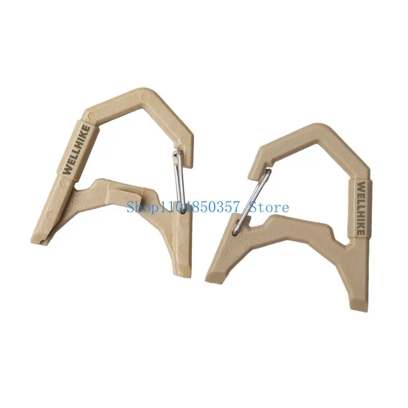652F 2Pcs Camping Gear Light Hanger Spring Buckle Plastic Light Hanger Hanging Buckle for Outdoor Camping Fishing Enduring