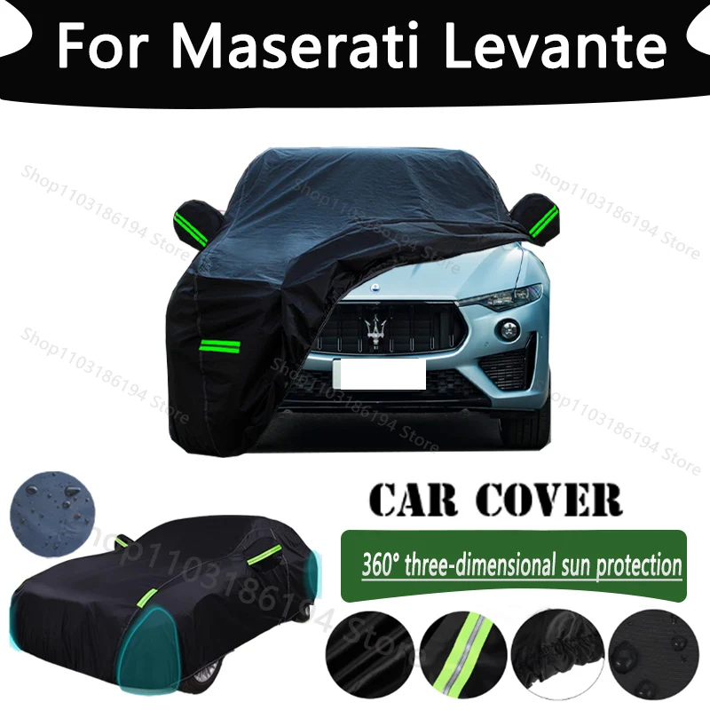 

For Maserati Levante Outdoor Protection Full Car Cover Snow Covers Rainwater Sunshine Dustproof Scratches Car Cover