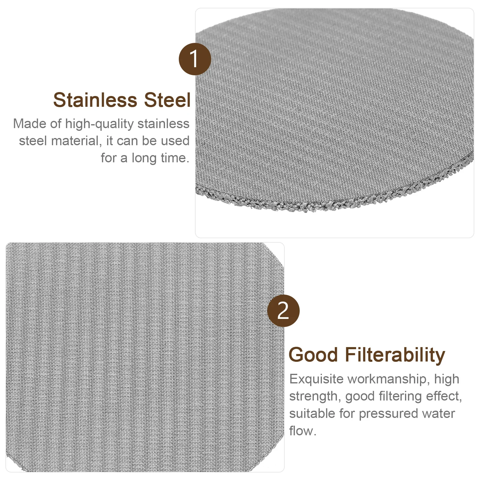 

Coffee Drip Filter Machine Stainless Steel Filters Formula Silver 316 Heel Baby
