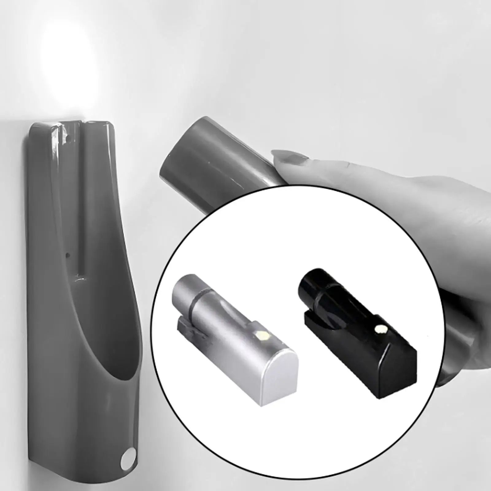 

Portable Emergency Flashlight Light Wall Mount Handheld Torch Light for Emergency Hiking Outages Rechargeable Multifunctional