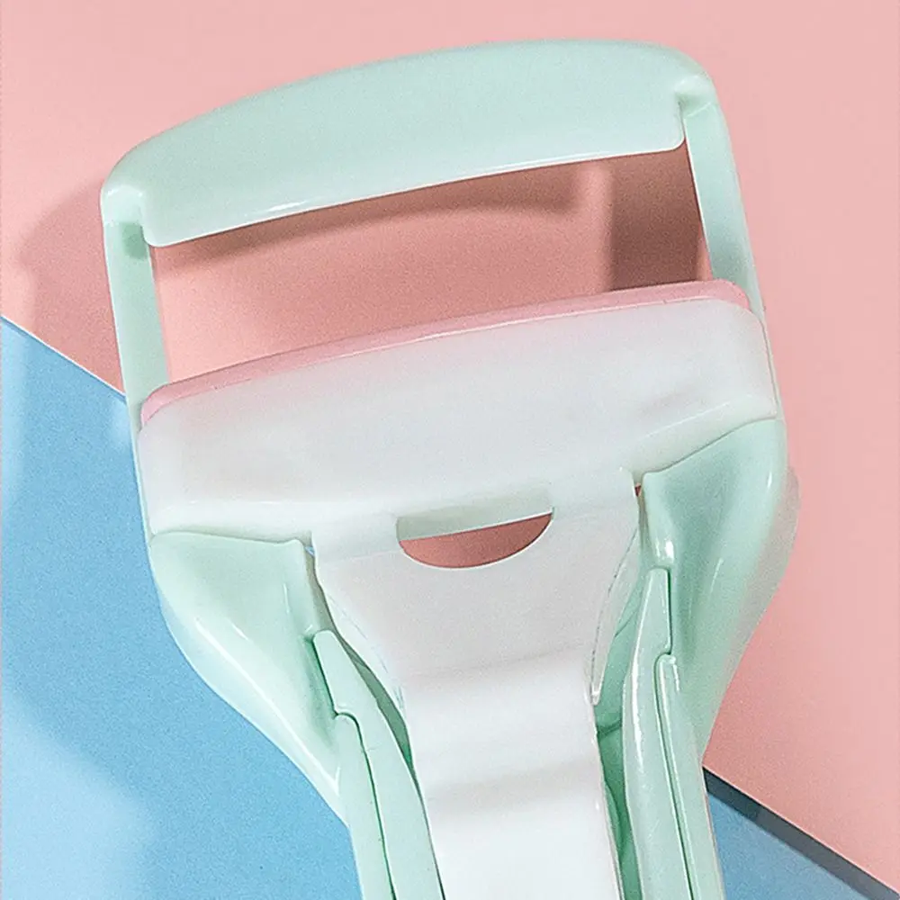 Ferramentas de maquiagem tipo imprensa de plástico modelador de cílios elevador sem puxando cílios curling clipe de longa duração grande angular feminino