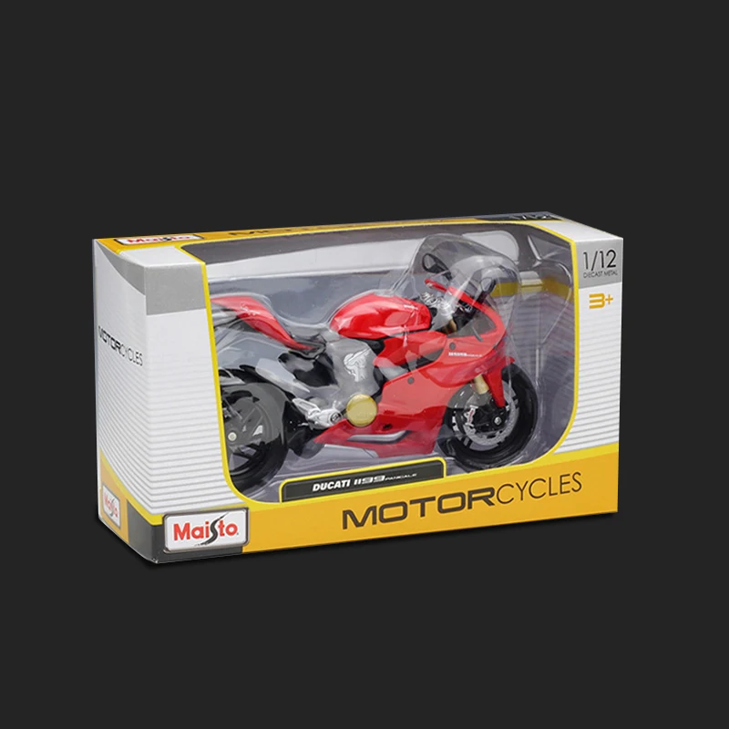 Maisto 1:12 Ducati 1199 Panigale modello di Moto statico Die Cast veicoli da collezione hobby Moto Moto giocattolo regalo