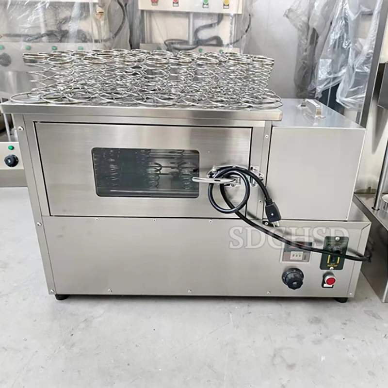 Commercial Pizza Cone Machine Automatic Rotating Baking Oven Pizza Cone Production Line For Cafe Fast Food Restaurant