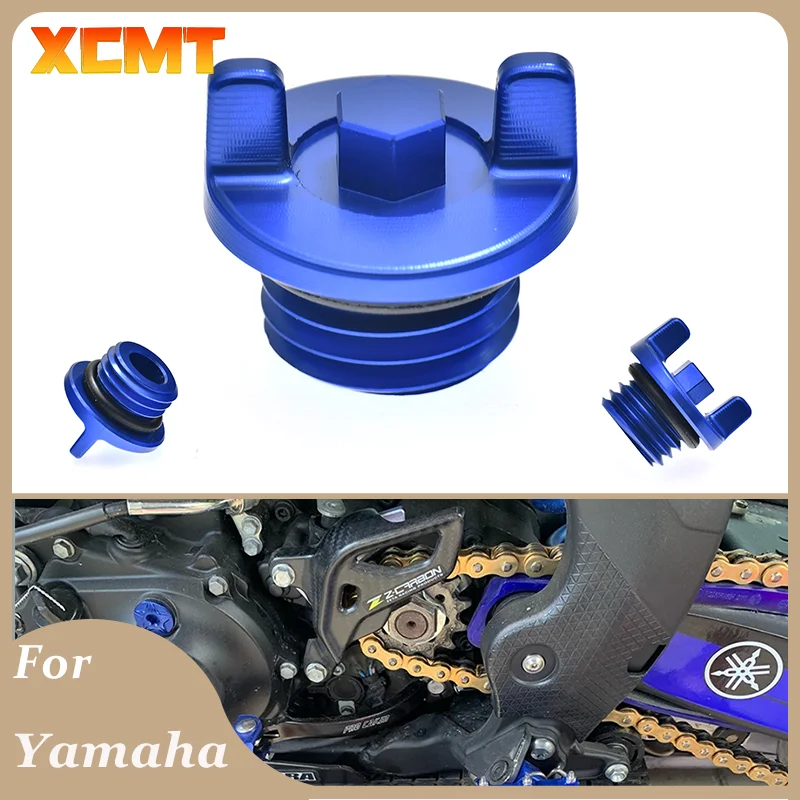 For Yamaha Engine Oil screw Cover WR250X WR250R WR426F WR250F WR400F YZ250F YZ450F YZ426F YZ400F TTR 50 XV XTSerow VIRAGO 250