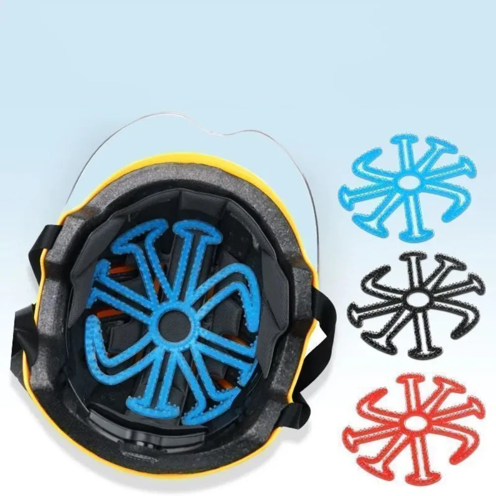 

10 шт., комфортная защита головы, защита прически, простая установка, дышащий шлем, дышащая силиконовая накладка для шлема Tpr