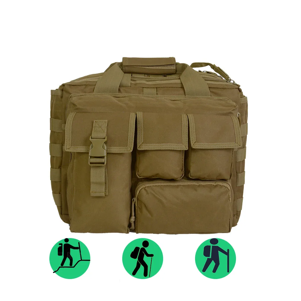 Tactical outdoor slant straddle single shoulder sports cycling camouflage waterproof bag Laptop bag