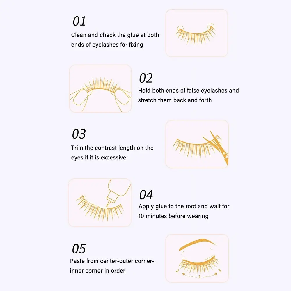 Colored Eyelashes 1 Box/60 Bundles Colored Lash Clusters Individual Lashes Colorful DIY Lash Extension Self Application At Home