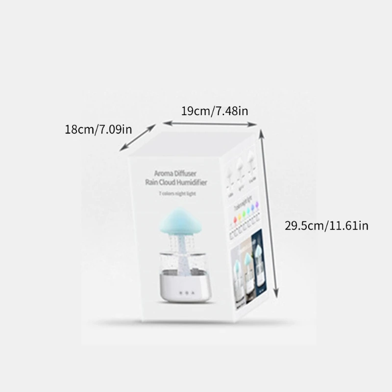 Umidificador ar fofo difusores óleo essencial umidificador névoa doméstica para quarto