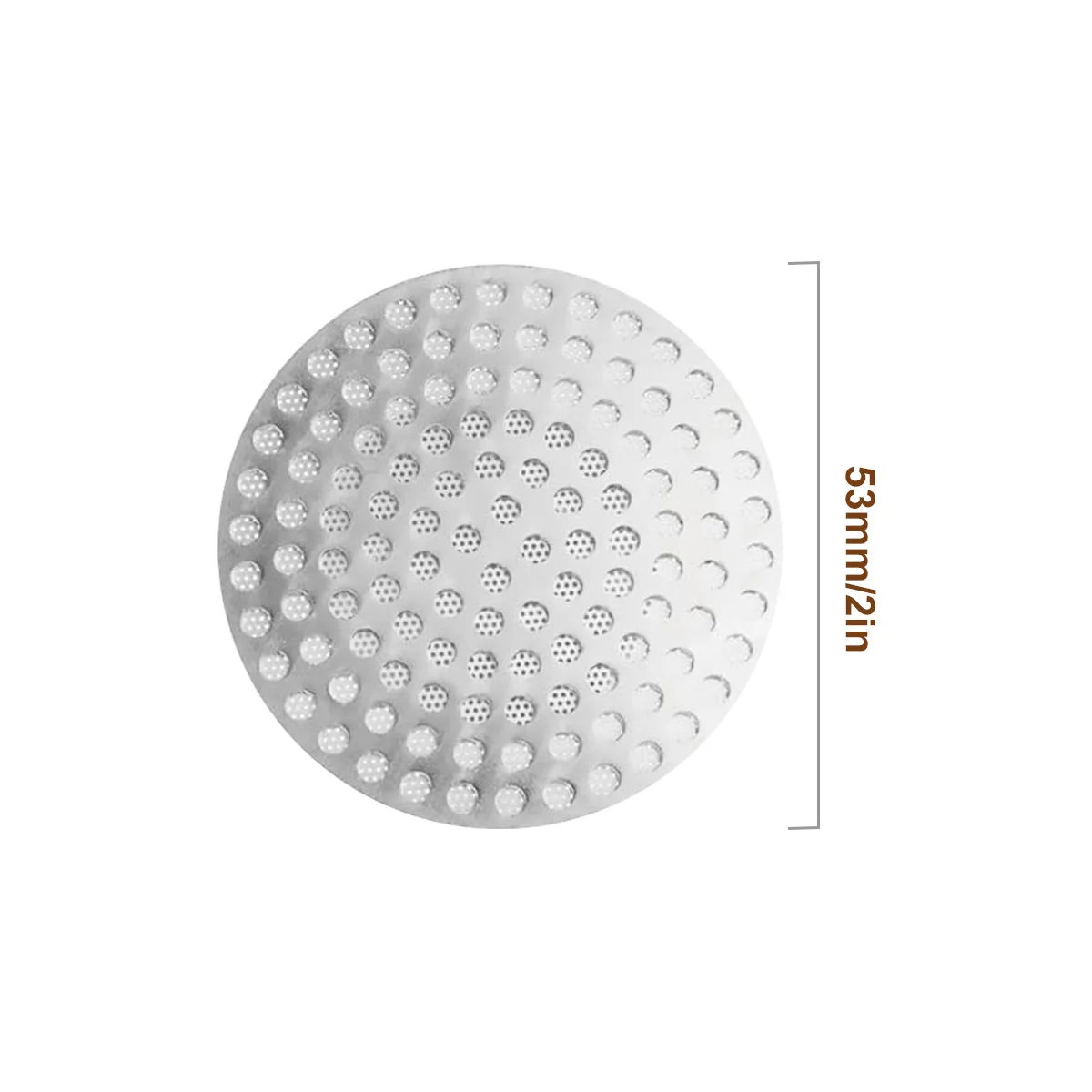 51 / 53 / 58mm Espresso Puck Screen, Wiederverwendbarer Kaffeefilter aus Edelstahl, Dicker Puck Screen Unterer Duschfilter