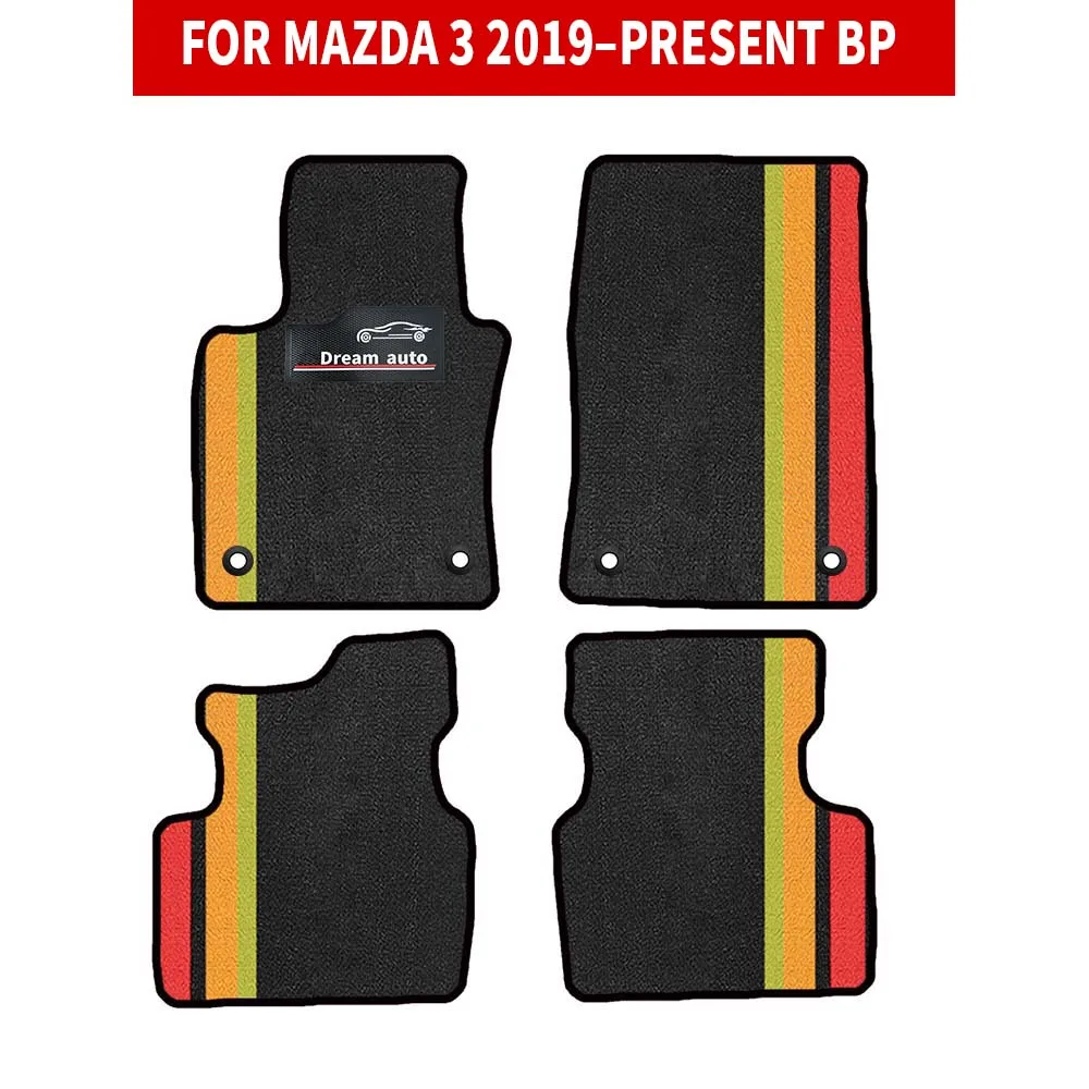 

Custom Car Floor Mats For Mazda 3 2019–2025 BP Waterproof Auto Carpets Foot Coche Accessorie