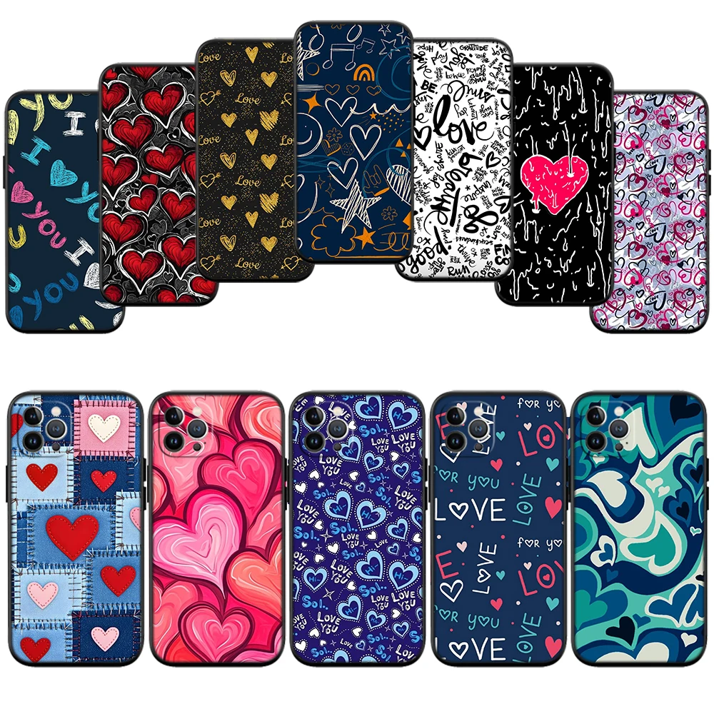 IJ7 Art Calm Heart Phone Case for Samsung Galaxy A11 A12 A13 A15 A52S A53 A55 A56 A70 A71 A72 A73 F06 F16 F56 S10 Plus S10e