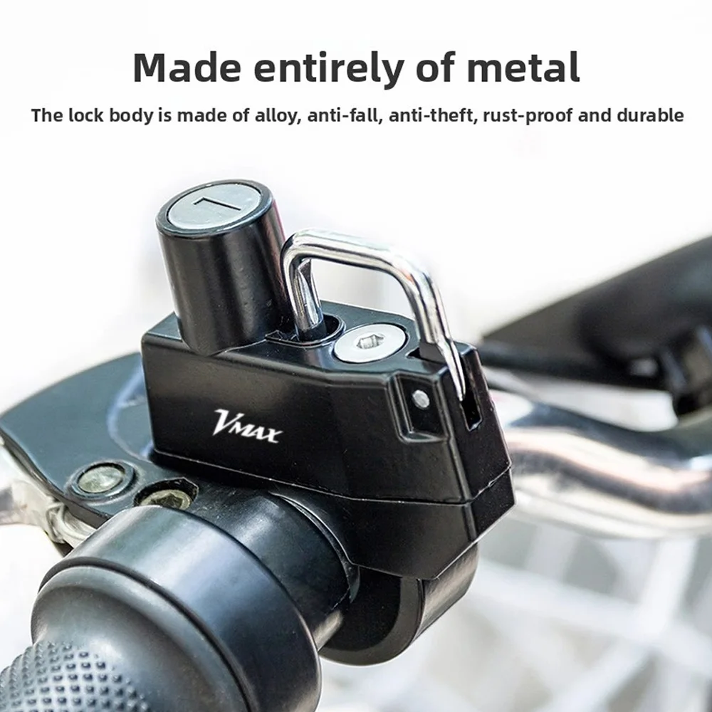 For Yamaha VMAX V-MAX V MAX 1200 1985-2008 Motorcycle Supplies Helmet Lock Anti-theft Locker Locking Device Rustproof