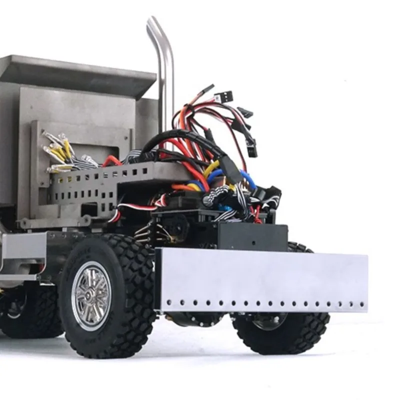 

1/14 LESU 6x6 Metal Hydraulic RC Dumper Tipper Truck Model W/O Cabin Light Sound System RC Model