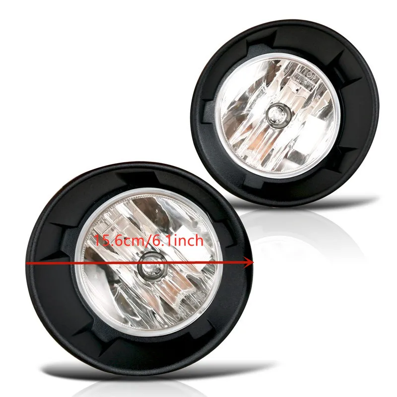 Pair 2010-2013 For Chevy Camaro Clear Lens Pair Fog Light front bumper driving Lamps assembly