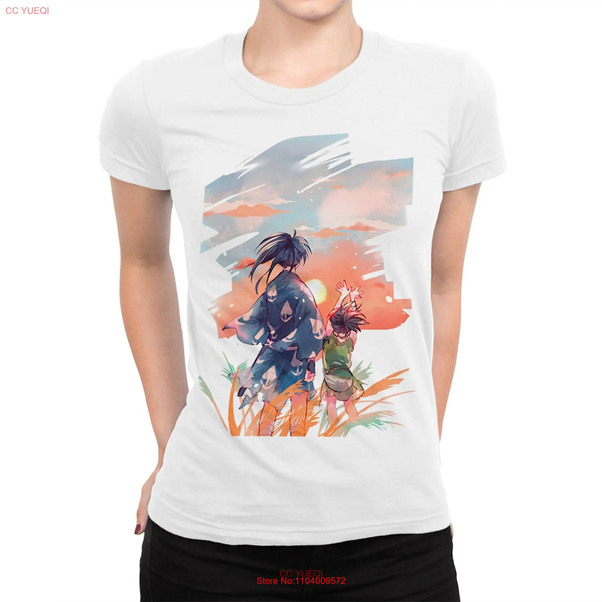 Dororo and Hyakkimaru T Shirt 100 Cotton  All Sizes mw 405 long or short sleeves