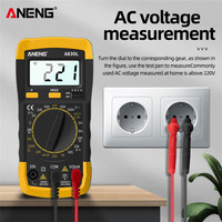 ANENG A830L Digital Multimeter LED Tester ACDC Voltage Current Diode Freguency Multimetro Luminous Display with Buzzer Function