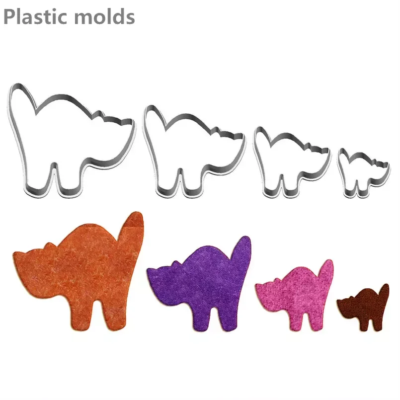 Four Specifications Cartoon Animal,Cat At Home,Plastics Mould,Cake Fondant Tool,Cookie Sushi and Fruits Cutters