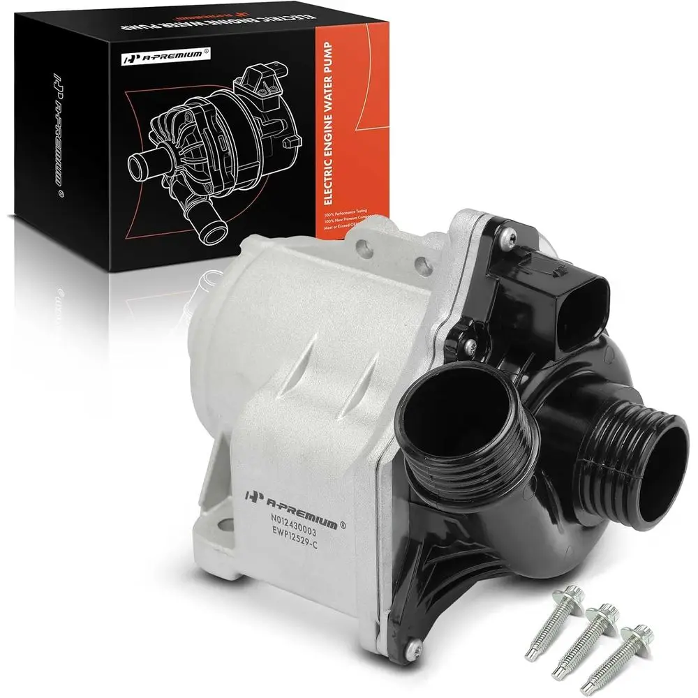 

Premium Electric Engine Water Pump with Bolts Compatible with BMW Vehicles - 2007-2019 - 135i, 335i xDrive, 535xi, 640i, 740i, 7
