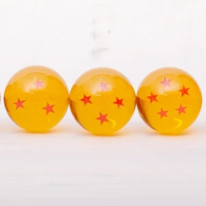 Globo de cristal anime Dragon Ball Z, ornamentos, presente da coleção Toy, laranja e azul, 7 estrelas, 3,5 cm 8 principais vendas dragão de cristal - №2
