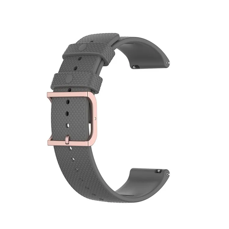 

Dot Texture Silicone Watch Strap Replacement 20mm for Samsung Galaxy Watch3 41mm/Galaxy Watch Active3/Active - Grey