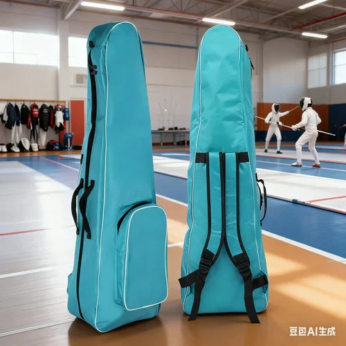 Imagen 1 del producto Bolsa de espada para esgrima, tela Oxford, mango de gran capacidad para esgrima de lámina Epee, mochila de almacenamiento de alambre, accesorios de repuesto, 1 ud.