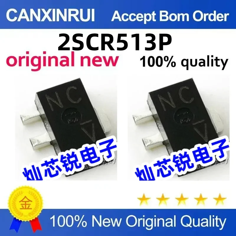 

(5-100 pieces) Brand new original 2SCR513P T100 SOT89 silk screen NC spot chip