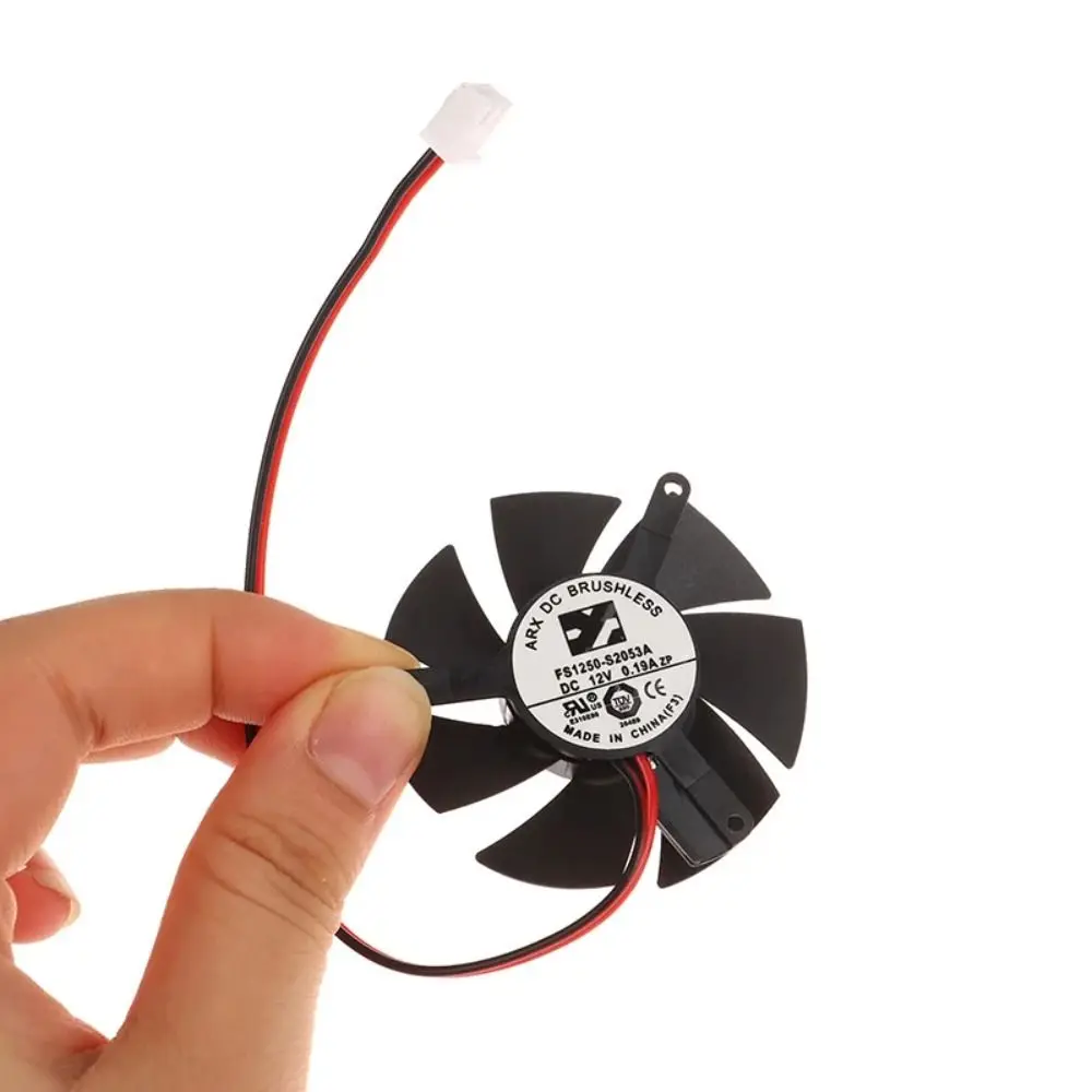 12V Graphics Card Cooler Fan 47MM 0.22A Graphics Card Cooling Fan 2.5Pin 39*39*39MM Graphics Card Fan for HP R7 430