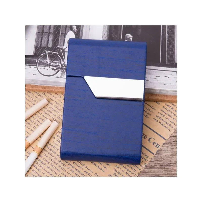 صندوق بطاقات عمل معدني من الألومنيوم للمكتب المحمول للرجال لتخزين بطاقات العمل للمؤسسات #6