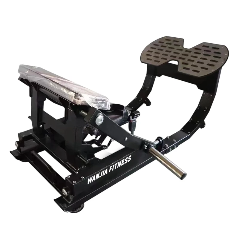 

New Arrival Indoor Gym Strength Training Equipment-Steel Plate Loaded Hip Thruster for Body Building