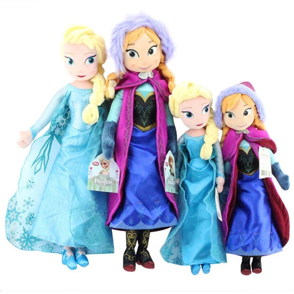 

40-50 см Кукла «Холодное сердце Анна Эльза» Снежная Королева Принцесса Мягкая игрушка «Холодное сердце» Снеговик Плюшевая игрушка «Холодное сердце» Плюшевый подарок на день рождения и праздник