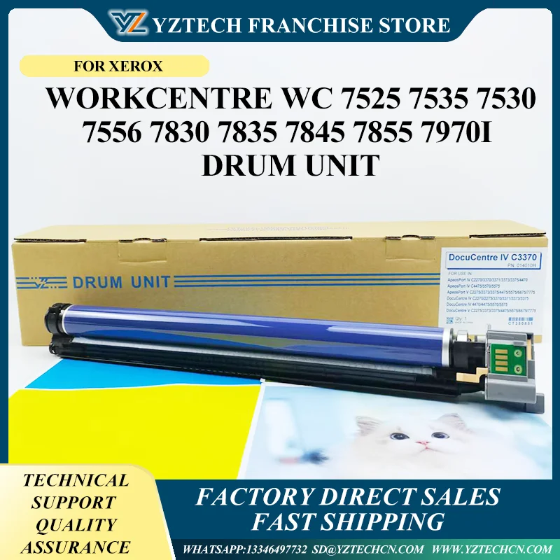 

New 100K Drum Unit For Xerox WorkCentre WC 7525 7535 7530 7545 7545 7556 7830 7835 7845 7855 7970i Drum Unit C8030 C8035 C8045