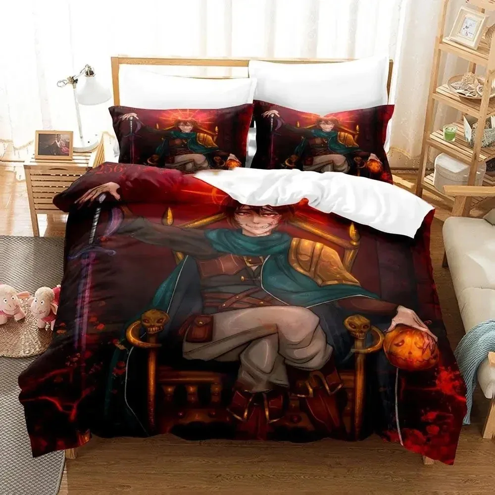 Anime Redo of Healer  Bedding Set Boys Girls Twin Queen Size Duvet Cover Pillowcase Bed Kids Adult Fashion Home Textileextile