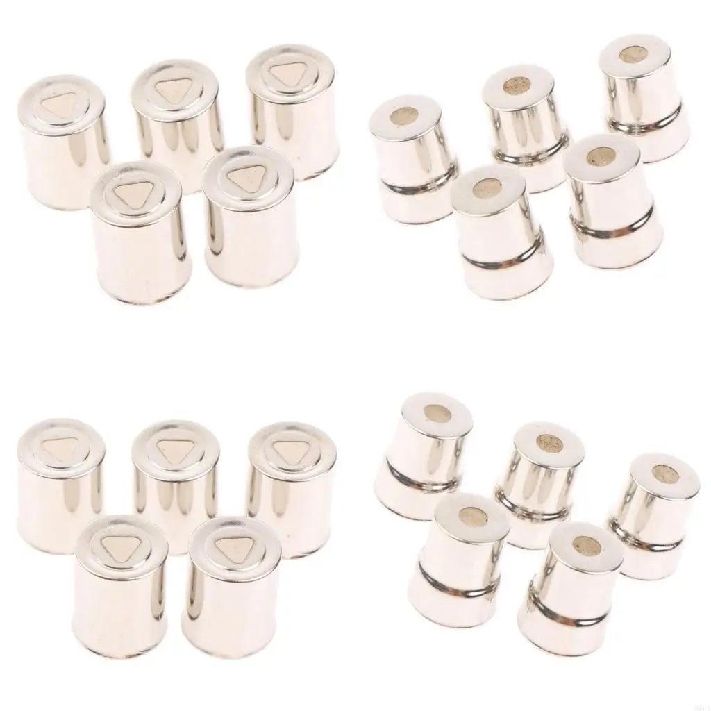 M6CB 5Pieces Stainless Steel Microwave Magnetron Caps Small Antenna Cover Parts for Home Kitchen Appliance Repair Tasks Use