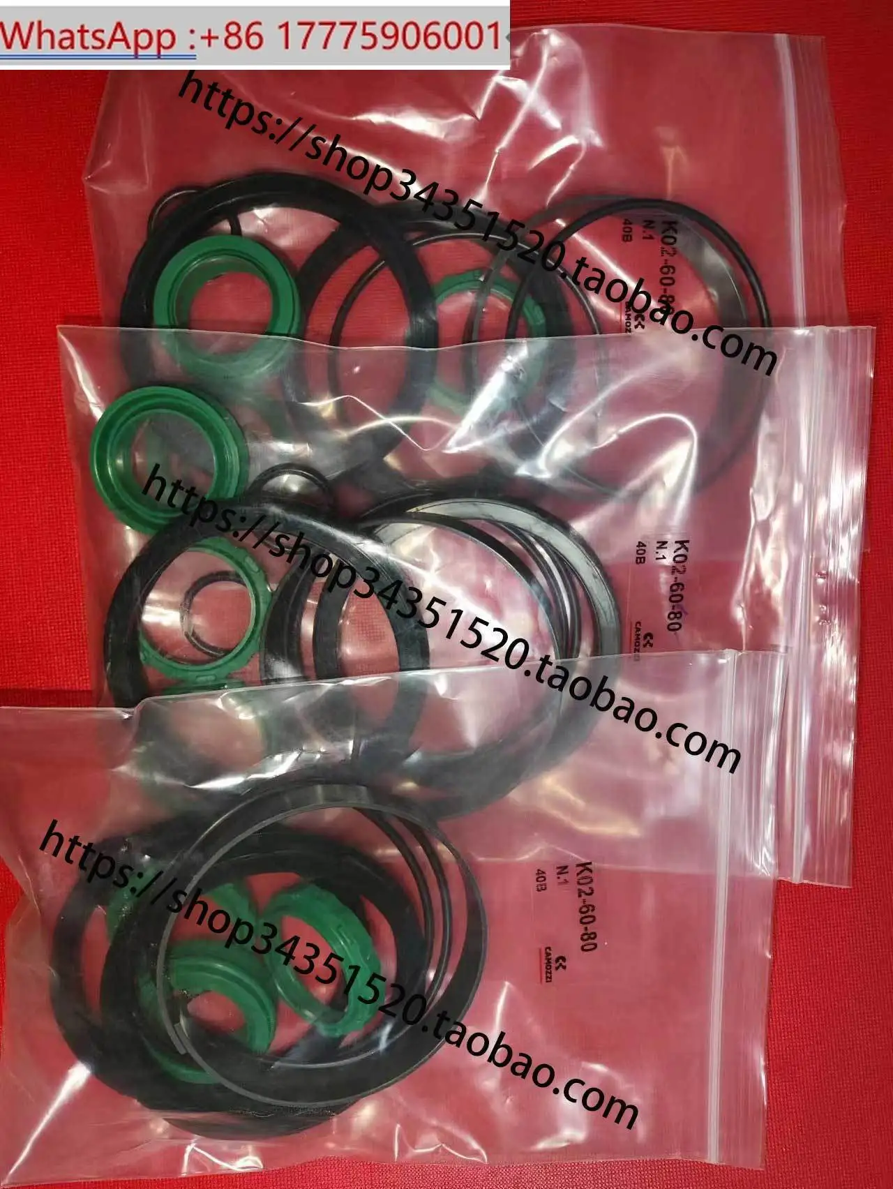 

CAMOZZIK02-60-63, 80100K02-31-25 K02-31-32, 40, 50QC sealing ring