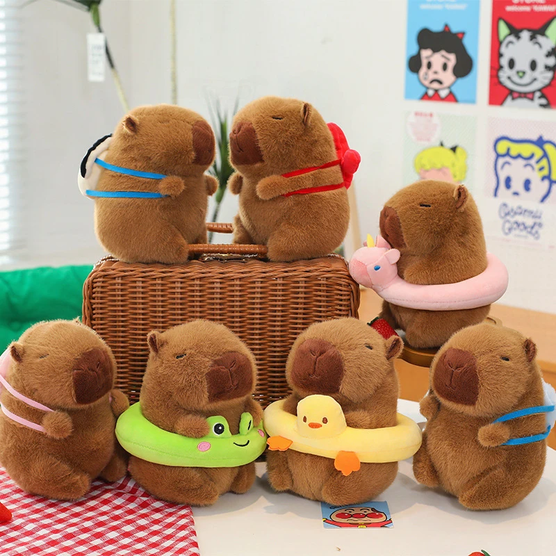 

Kawaii Plush Capybara Stuffed Animal Cute Cartoon Cuddly Toy for Kids Birthday Gift Plushie Doll Perfect for Children Present