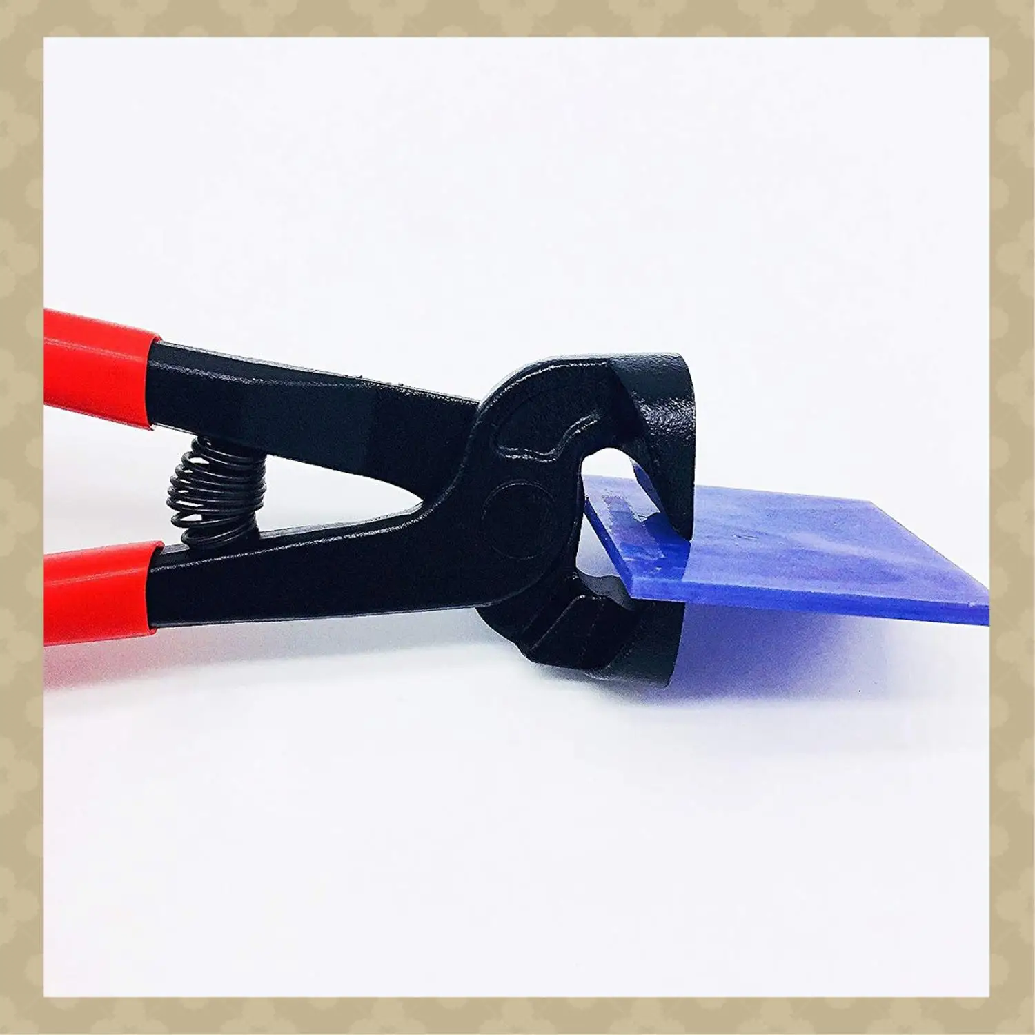 AB45 Glass & Mosaic Trimmer & Nipper Tile Cutter Pliers With Handle Breaking Cutting Glass Pliers Stained Glass Tools