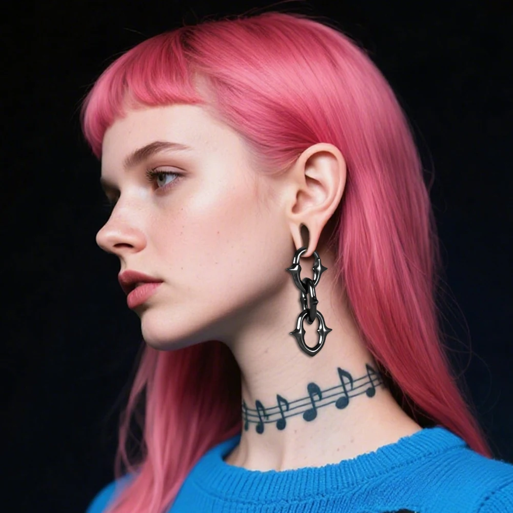 Chain Ear Weights Hangers, 2PCS Set